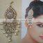 Hair accessory JHOOMAR JHUMAR passa TIKA CRYSTAL BEADS GOLD PLATED