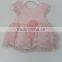 Cute Baby Girls Pink Embroidered Dress for 2016 Summer