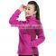 Oem outdoor breathable polar women stand collar fleece jacket