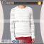 custom pierced white pullover man winter sweater