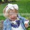 Europe and the United States selling children lace bow with bilateral baby headdress flower Amazon aliepress goods
