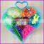 New designed heart shape box kit elastic loom bands 4200/5000 pieces DIY loom bands