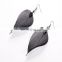 Fashion Real Natural Leaf 24K Gold Leaf Earring