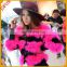 2015 New Design Women Real Ostrich Feather Fur Coat