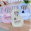 2017 Baby Bib Newborn Waterproof Bib Cartoon cat images Children infant saliva towels lovely girl boy towel Baberos Bebes