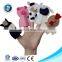 Fashion new baby toy cheap cute handmade pink rabbit felt finger puppet