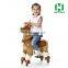 HI indoor playground stuffed animals plush wheels mall mechancial horse toy