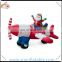 Christmas inflatable santa claus helicopter, inflatable santa air plane, special decoration for christmas holiday