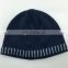 100%acrylic beanie, knitted toque with embroider comfortbale beanie