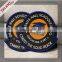 custom high density shaped school uniform woven patches china supplier