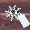 Promotion Christmas gift Zinc alloy Snow shape bottle opener Wedding Favors Bottle Opener