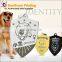 Fashion zinc alloy custom brand logo bag and handbag metal tag label dog tag