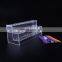 Step shape high clear PMMA acrylic desktop pen display stand