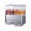 commercial 36L refrigerated beverage dispenser CE electric fruit juice dispenser
