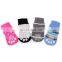 4pc/set Fashion dog socks pet stock shoes Anti-slip Dog cotton Soft indoor wear socks random send