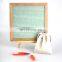 Chic Farmhouse Rustic wood frame letter board felt