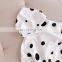 Children's Polka Dot Casual Set 2020 Autumn Baby Korean Pocket Hooded Sweater Trousers Two-piece Set