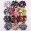 free ship Hair Scrunchies Lady Stretch Chiffon Scrunchie Women Elastic Hair Bands Girls Headwear Floral Hair Tie Drop Shipping