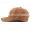 High Quality Custom Embroidery 6 Panel Suede Baseball Cap