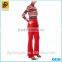 Classic Design Summer Women Pants Red Wool Flared Trousers