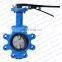 Bundor control hand second valve  16 bar lugged double stem lug butterfly valve