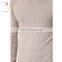 Men's high quality crewneck 100% merino wool knitted thin pullover sweater
