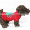 2016 new cotton knitted pattern pet dogs sweater cloths