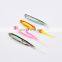 In stock wholesale soft silicone  plastic fishing lures swim baits T Tail Soft Bait fishing lure