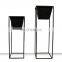 High quality indoor Garden Decor vertical tall Metal Iron Wire Flower Display Plant Holder Stand Pot Rack