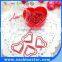 Beautiful Heart shape PET coated paper clip