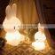 Customized Design Bunny Christmas Small Colorful Cute Personalized Room Kids LED Night Light