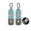 wholesale flashlight portable biodegradable funny eco friendly colorful custom printed compostable pet poop bags 72