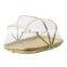 Bamboo food cover netted trays handmade basket tent food/bamboo food tray with cover/ bamboo food cover umbrella