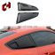 CH ABS Automotive Accessories Side Vent Cover Car Air Vent Cover Matt Black Rear Window Louvers For Ford Mustang 2015-2017