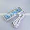 New blue  universal socket with USB socket extension socket 2022