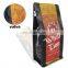 Custom Printed Aluminum Foil Zipper Stand Up Flat Bottom Pouch Compostable Specialty Coffee Bag 12oz With Valve