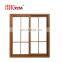 Wooden color UPVC sliding windows and doors