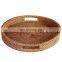 100% Vietnam handmade Rattan Tray Basket For Holder and Decoration  . Angelina +84327746158