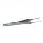 High elastic fine high-precision stainless steel pointed tweezers ST-14 hardbound with texture
