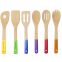 Colorful Bamboo kitchen cooking utensil with colorful handle Wholesale from China