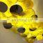 Customized Hotel Lobby Project Luxury Modern Gold Luxury Blown Glass Chandelier