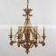 french design living room vintage bronze pendant lamp antique brass chandeliers