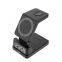 15W multifunktionsf?hige kabellose Ladestation, magnetischer Smartphone-Ladehalter mit LED-Ziffernanzeige und Wecker