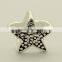 925 sterling silver starfish bead fit European sea life charms bracelet