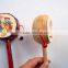 Kids Toy Rattle Drum, Custom Logo Print Hand Drum, Chinese Traditional Tambourine