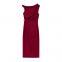 2025 summer new sexy slim fit blended pleated MIDI solid color dress