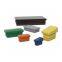 Furniture Metal Rectangle Black Blanking End Cover Caps