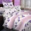 Hot New design hot sale microfiber fabric woven bed sheet set duvet cover set