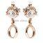 Latest Design Diamond Earring Fashion Luxury Women Jewelry