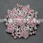 Women Lady Fashion Rhinestone Crystal Flower Wedding Bridal Bouquet Brooch Pins